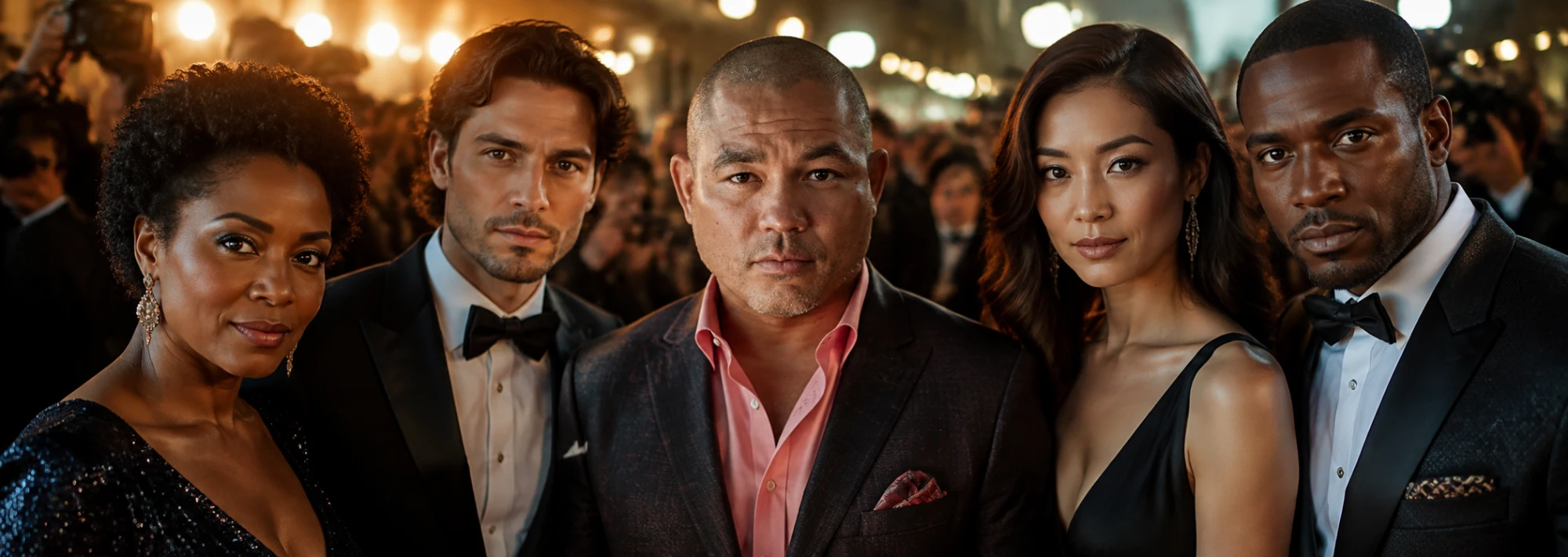 Members of the Devin Lockett Insiders network together at a red-carpet gala